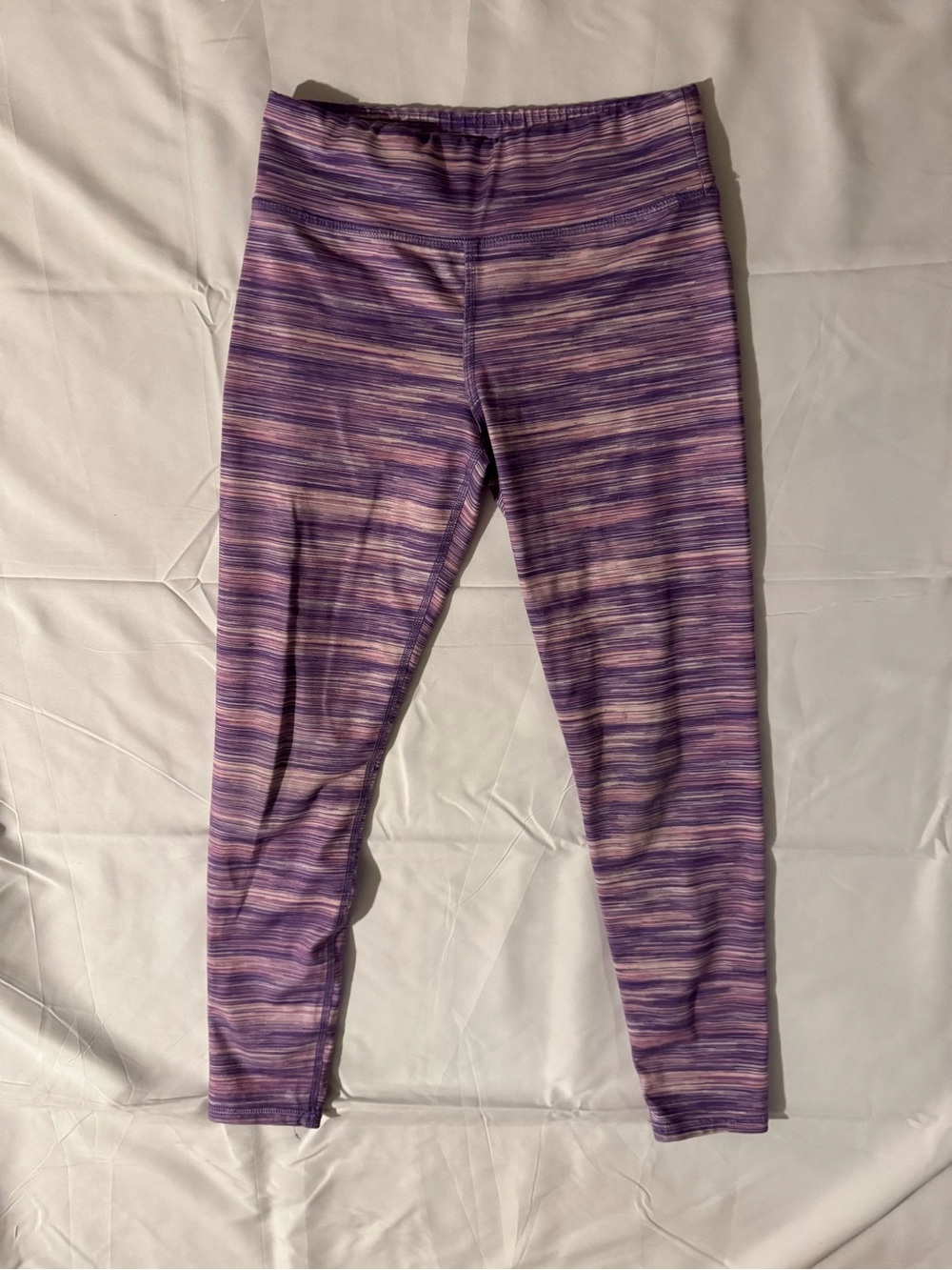 Athletic Works Purple Space-Dye Leggings for Kids